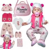 Boneca Bebê Reborn Realista Girafinha Original + Bolsa Boneca Bebê Reborn Realista Girafinha Original + Bolsa
