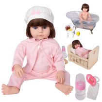 Boneca Bebê Reborn Realista Menina Baby com Acessórios - ATENTU