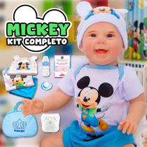 Boneca Bebê Reborn Realista Original Silicone Maize com Bolsa Pode Dar Banho