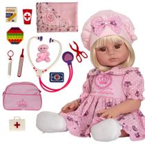 Boneca Bebê Reborn Realista Princesa Adora Recém-Nascido Boneca Bebê Reborn Realista Princesa Adora Recém-Nascido