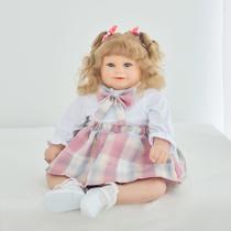 Boneca Bebê Reborn Silicone Negra Realista 48cm Original Kit Acessórios Conjunto Roupa Mamadeira Chupeta Pelúcia Fralda Certidão Boneca Bebê Reborn Silicone Negra Realista 48cm Original Kit Acessórios Conjunto Roupa Mamadeira Chupeta Pelúcia Fralda Certidão