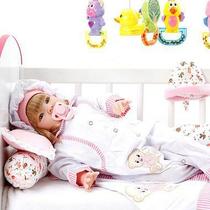 Boneca Bebe Reborn Ursa Charme Branco Cegonha Reborn Dolls