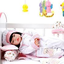 Boneca Bebe Reborn Ursa Charme Branco Cegonha Reborn Dolls