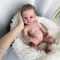 Boneca Bebê Reborn Zero Pam 45 cm Corpo Inteiro em Vinil Realista Menina Boneca Bebê Reborn Zero Pam 45 cm Corpo Inteiro em Vinil Realista Menina