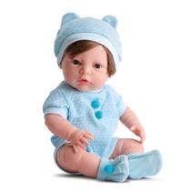 Boneca Bebê Recém Nascido Menino New Born Premium - Divertoys