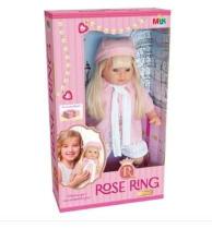 Boneca Bebe Rose Ring Premium - Milk Brinquedos