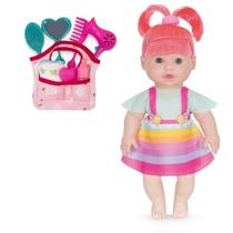 Boneca Bebê Sapekinha Colors Pepita 771 + Bolsa Maternidade