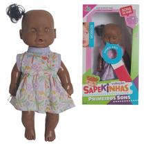 Boneca Bebê Sapekinhas Primeiros sons de Bebê Milk Brinquedos