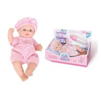 Boneca Bebê Soft Reborn Vinil Macia Com Mamadeira Mágica Milk Brinquedos