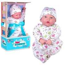 Boneca Bebe Soninho com Pijaminha e Touca