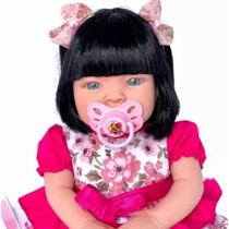 Boneca Bebê Tipo Reborn Realista - Kit Acessórios - Kaydora - Cegonha Reborn Dolls