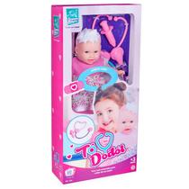 Boneca Bebê Tô Dodói Fala Frases Brinquedo 334 - Super Toys - Supertoys