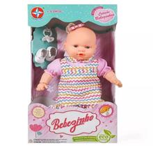 Boneca Bebê Vestido Rosa Claro Estrela 1001003000062