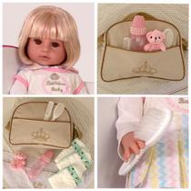 Boneca Bebezinho Adora Reborn Baby Dolls Realista Barata