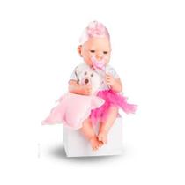 Boneca - Bebezinho Real - Pink com Acessorios - Roma Boneca - Bebezinho Real - Pink com Acessorios - Roma