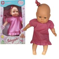 Boneca bebezinho vest rosa - estrela