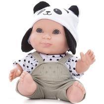 Boneca Bee Baby Bichinhos Panda 20Cm Presente Brinquedo Criança