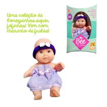 Boneca Bee Mini Babies Coleção Cheirinho Uva Infantil