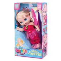 Boneca Bela Sereia Pink Babys Collection 32Cm - Supertoys