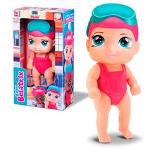 Boneca Belatrix Baby Acqua Articulada Bebê De Vinil Macio Brincar No Banho Silmar Brinquedos