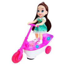 Boneca Belinda Radical Patinete Morena DM TOYS DMT6681 Boneca Belinda Radical Patinete Morena DM TOYS DMT6681