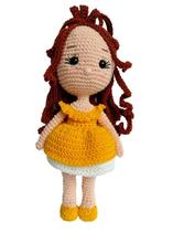 Boneca Bella Amigurumi Crochê