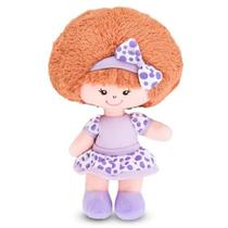 Boneca Bella de Pelúcia 42 cm Lilás Antialérgica Boneca Bella de Pelúcia 42 cm Lilás Antialérgica