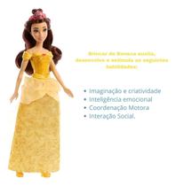 Boneca Belle Princesas Mattel Articulada 30cm