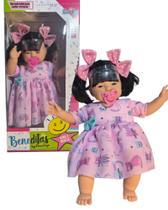 Boneca Benedita Japosa 31cm Vinil e Corpo Macio Nova Toys Boneca Benedita Japosa 31cm Vinil e Corpo Macio Nova Toys