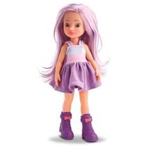 Boneca Beverly GIRLS Unicórnio 34CM com Acessórios e Unicórnio Articulada