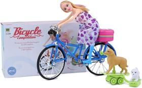 Boneca Bicicleta A Pilha Anda Sozinha Com Luz E Som Infantil Boneca Bicicleta A Pilha Anda Sozinha Com Luz E Som Infantil
