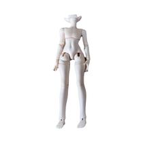 Boneca BJD articulada de 8 voxéis, com cerca de 16cm, rosa e branca. Boneca BJD articulada de 8 voxéis, com cerca de 16cm, rosa e branca.