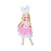 Boneca BJD de 30cm com Articulações Móveis, Olhos 3D e Roupas DIY - Presente para Meninas