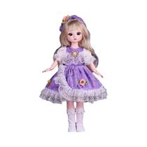 Boneca BJD De 30CM Menina DIY Vestir Princesa Brinquedo 21 Articulações Móveis Olhos 3D Conjunto De