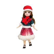 Boneca BJD De Corpo Móvel De 30cm, Presente De Natal E Ano Novo, Conjunto De Brinquedo De Vestir