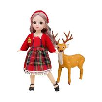 Boneca BJD De Corpo Móvel De 30cm, Presente De Natal E Ano Novo, Conjunto De Brinquedo De Vestir
