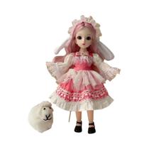 Boneca BJD Kawaii De 30cm, Conjunto Completo, Boneca Reborn De Anime, Brinquedos De Vestir, Corpo