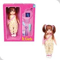 Boneca Blogueirinha 37cm Dodói com Acessórios Médicos Coleção Girls