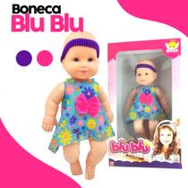 Boneca Blu Blu 30cm Super Fofa Brinquedo Infantil Menina Vinil Macia