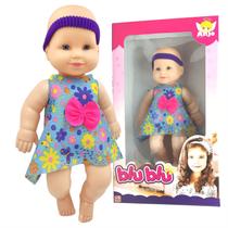 Boneca Blu Blu Bebê Briquedo Bonequinha Vinil Plástico Roupa Tecido Anjo Brinquedos