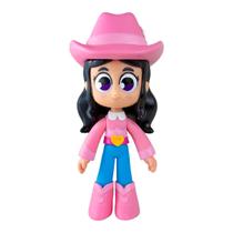 Boneca Boiadeirinha Ana Castela Chapéu Botas Removíveis Boneca Boiadeirinha Ana Castela Chapéu Botas Removíveis