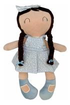 Boneca Bonequinha Pano Infantil Nicole Antialérgico Macia Lavável Plush Bebe Infantil Menina Pelucias Decoraçao Quarto Bebe
