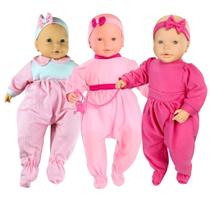 Boneca Branca Bebê Mania Xixi Com Acessórios 5331 Roma Brinquedos