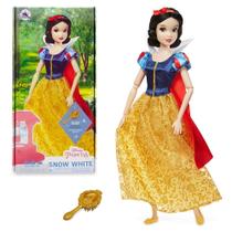 Boneca Branca de Neve Disney - Clássica 28cm com Acessórios