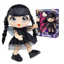 Boneca Bravezinha Vandinha Wandinha Addams 40cm C/ Acessórios - Wednesday - Bee Toys