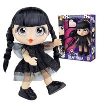Boneca Bravezinha Vandinha Wandinha Addams 40cm C/ Acessórios - Wednesday - Bee Toys
