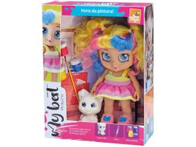 Boneca Brinquedo Menina My Best Pintura Arco Iris - Bee Toys