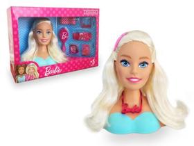 Boneca Busto Barbie Styling Hair Mattel Verde Com Acessórios - Pupee