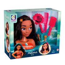 Boneca Busto Moana Disney Cotiplás