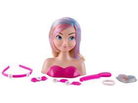 Boneca Busto Nancy Hair Com Maquiagem Para Pentear SuperToys